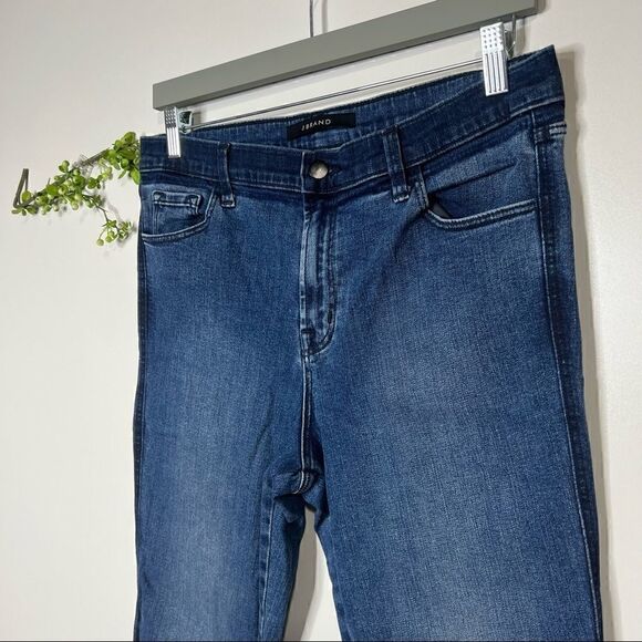 J Brand Crop Tuxedo Blue Jeans - Picture 2 of 10